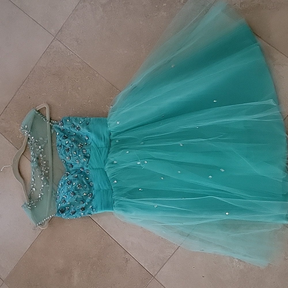 Tiffany Blue Custom Party Dress